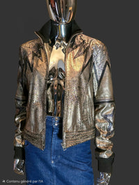 ジャスト・カヴァリ レザージャケット T40