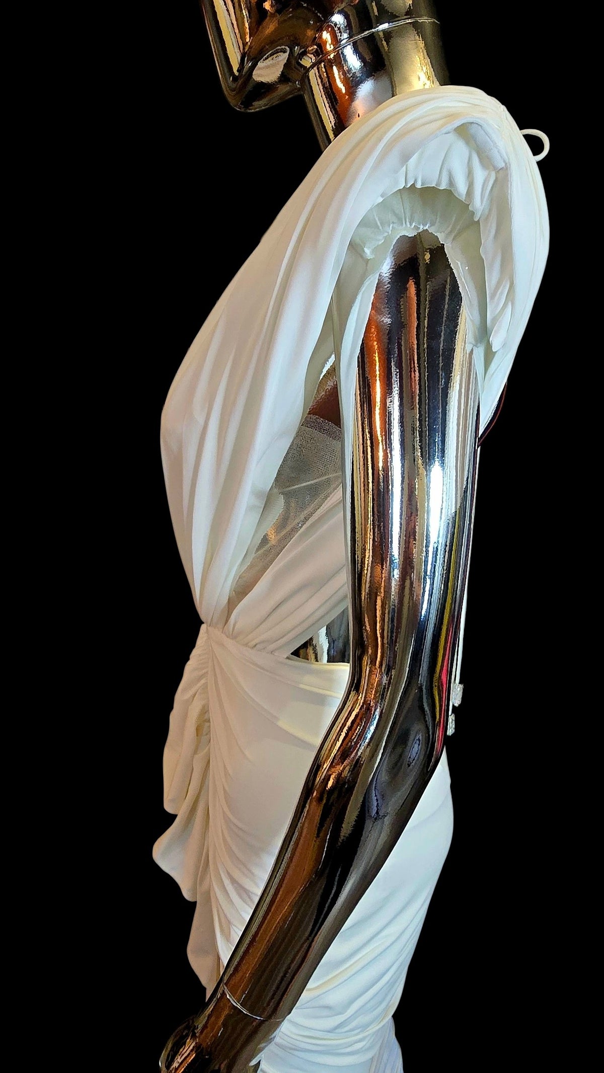 Alexandre Vauthier robe blanche échancrée - L.F Lusso