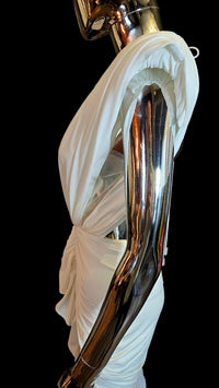 Alexandre Vauthier robe blanche échancrée - L.F Lusso