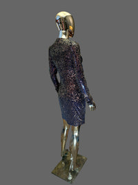 Azzaro Robe de Soirée Sequins Multicolores T38 – Neuve