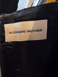 Alexandre Vauthier — Robe Courte Prototype Défilé Lurex Bronze T36