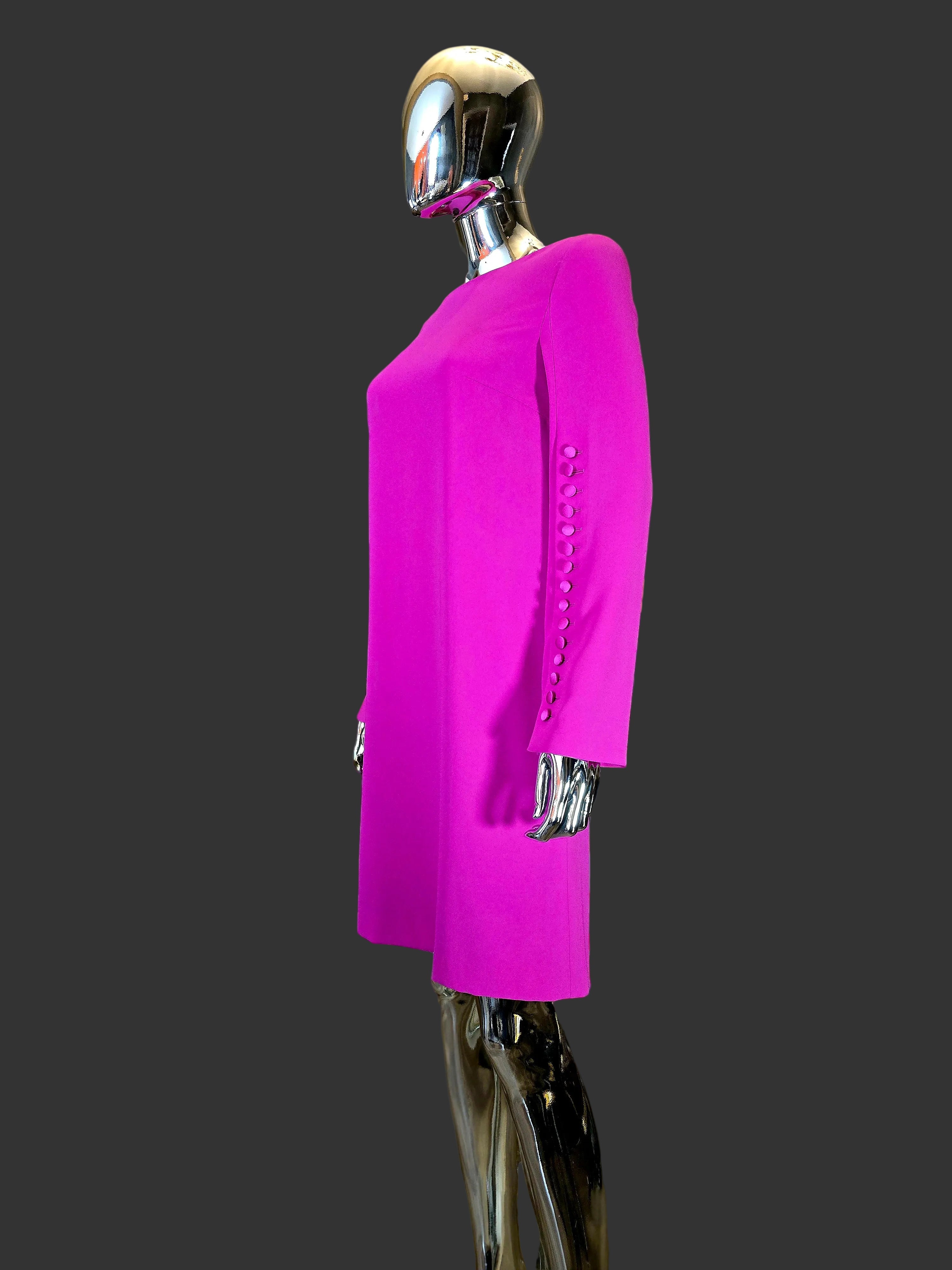 Escada pink dress size 38 vintage - L.F Lusso