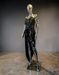 Alexandre Vauthier robe longue asymétrique en sequins - L.F Lusso