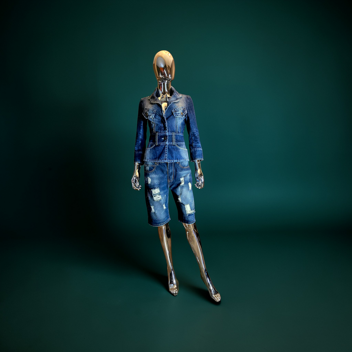 Veste en jean Jean Paul Gauthier - L.F Lusso