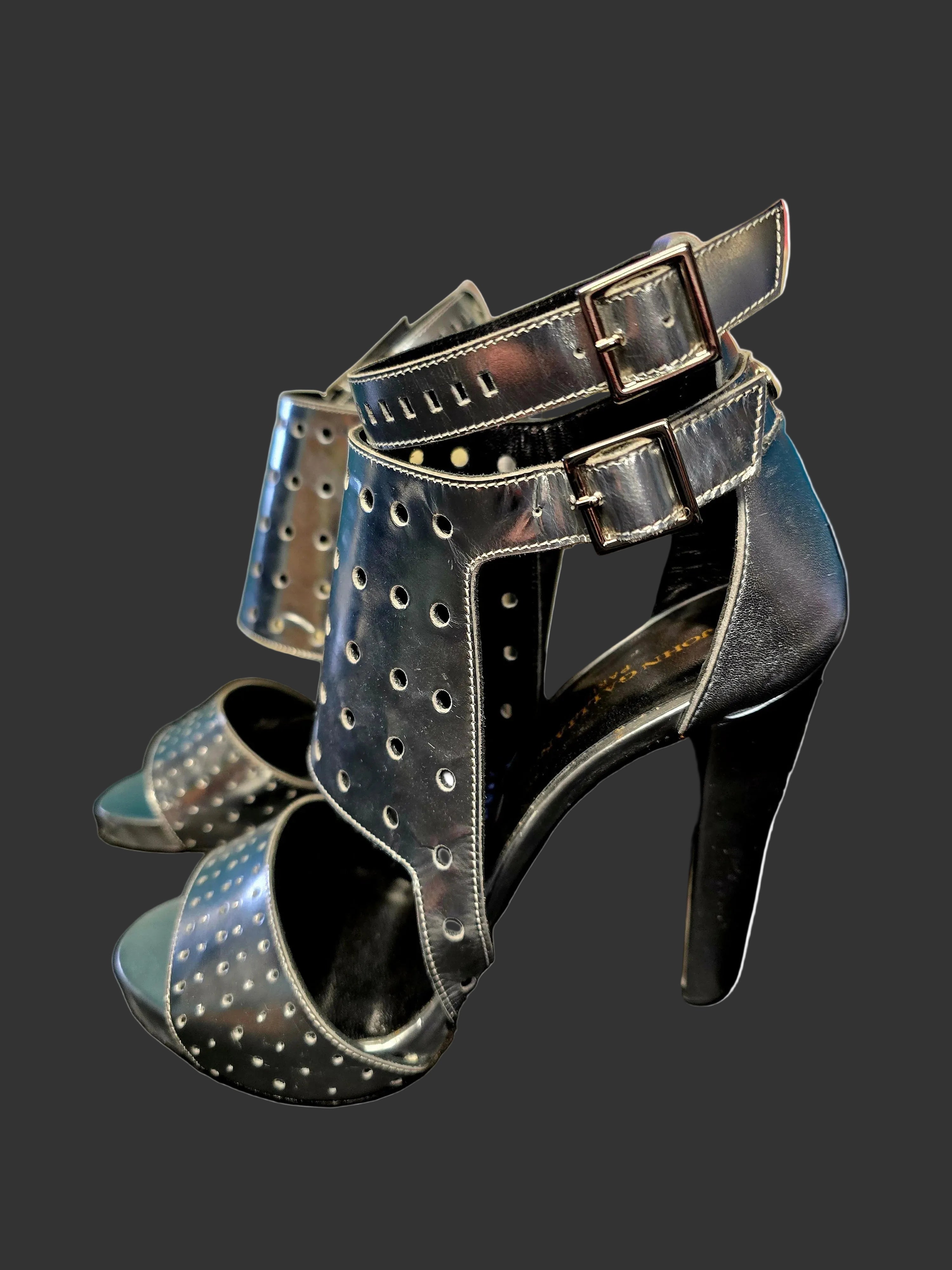 Galliano sandale argent