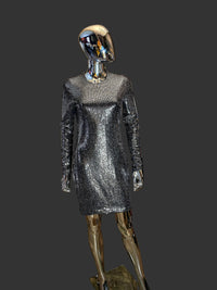 robe sequins argent T38 Azzaro - L.F Lusso