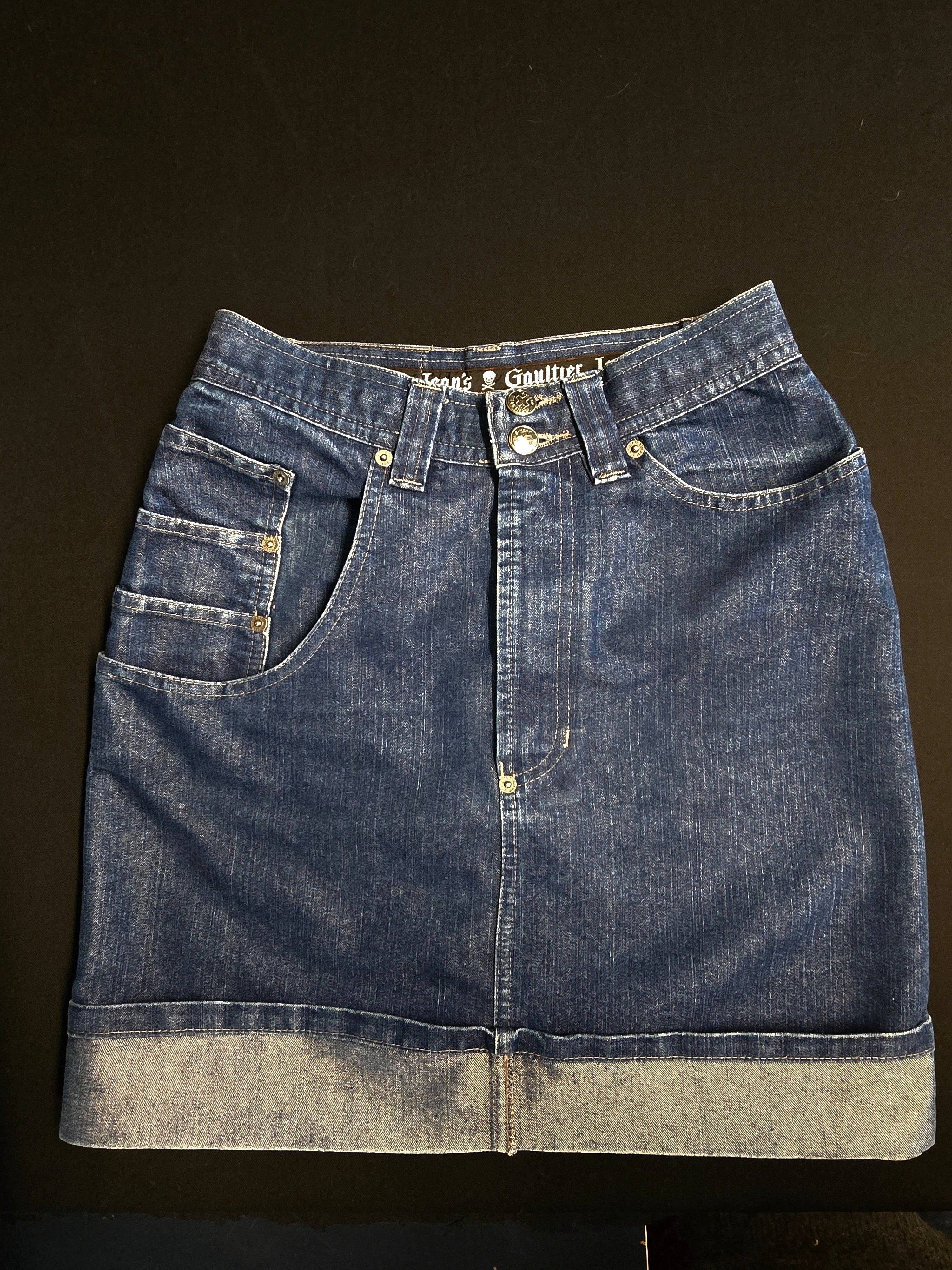 Gaultier jeans jupe en denin