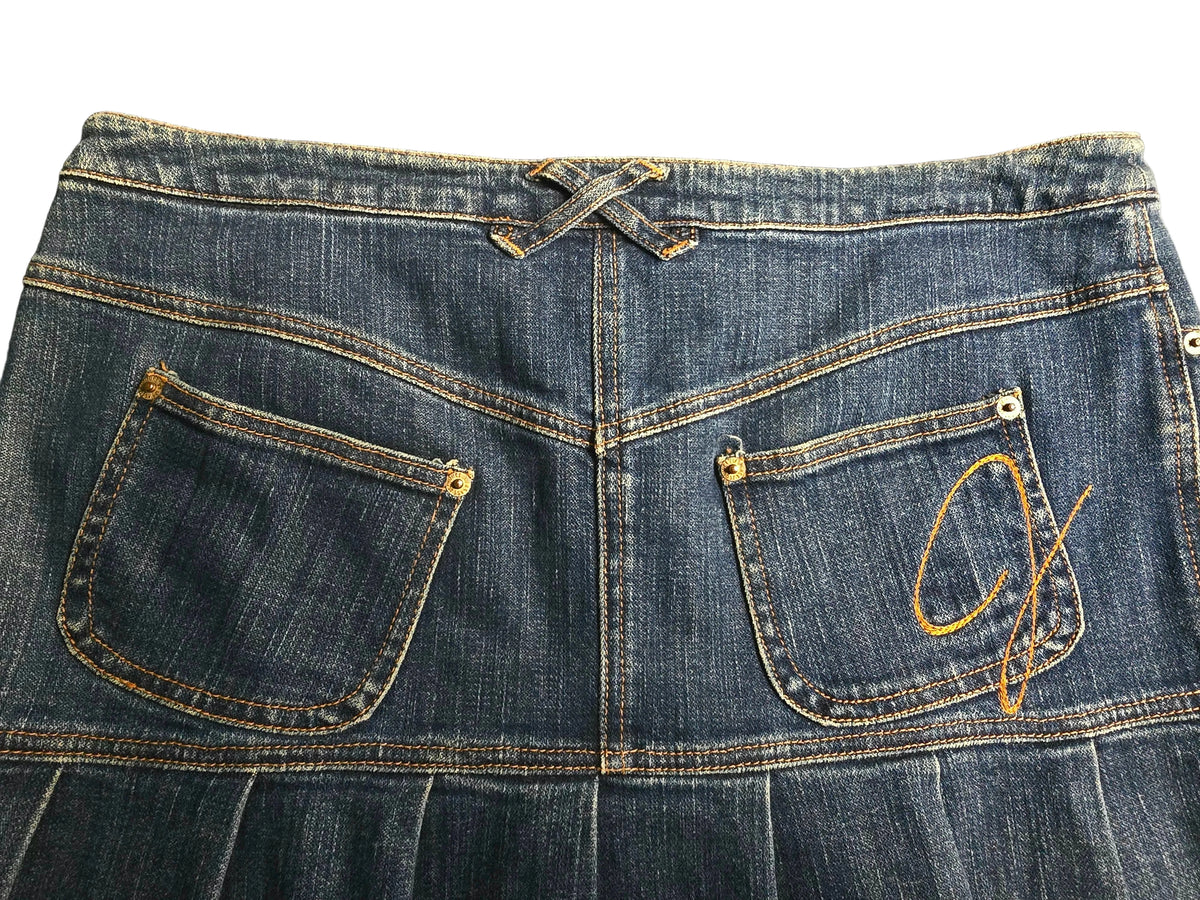 Versace デニムスカート T44