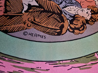 Hermès – Carré de Soie "Jeu des Omnibus et Dames Blanches" 90×90 cm
