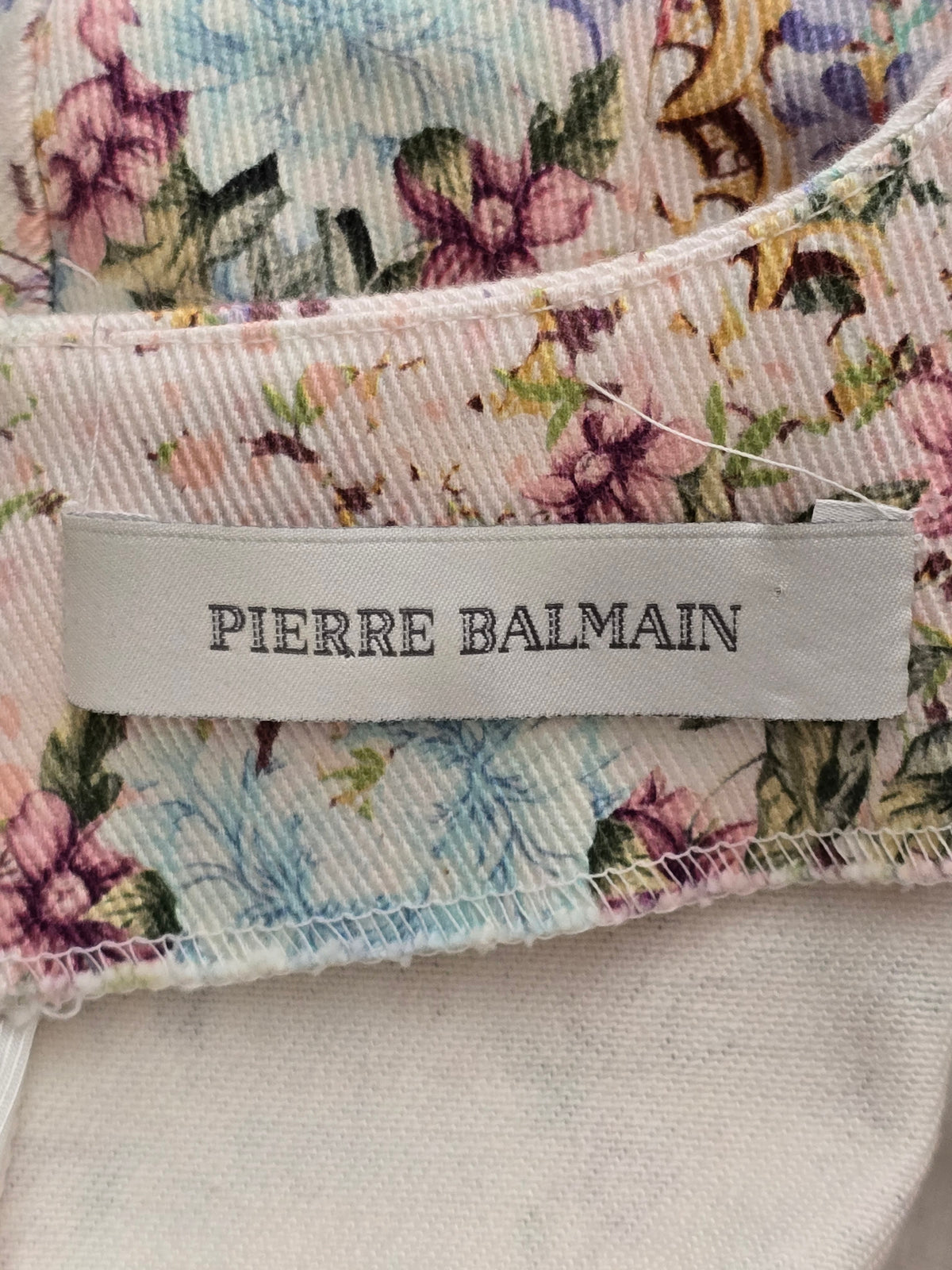 Pierre Balmain robe courte colorée cloutée - L.F Lusso