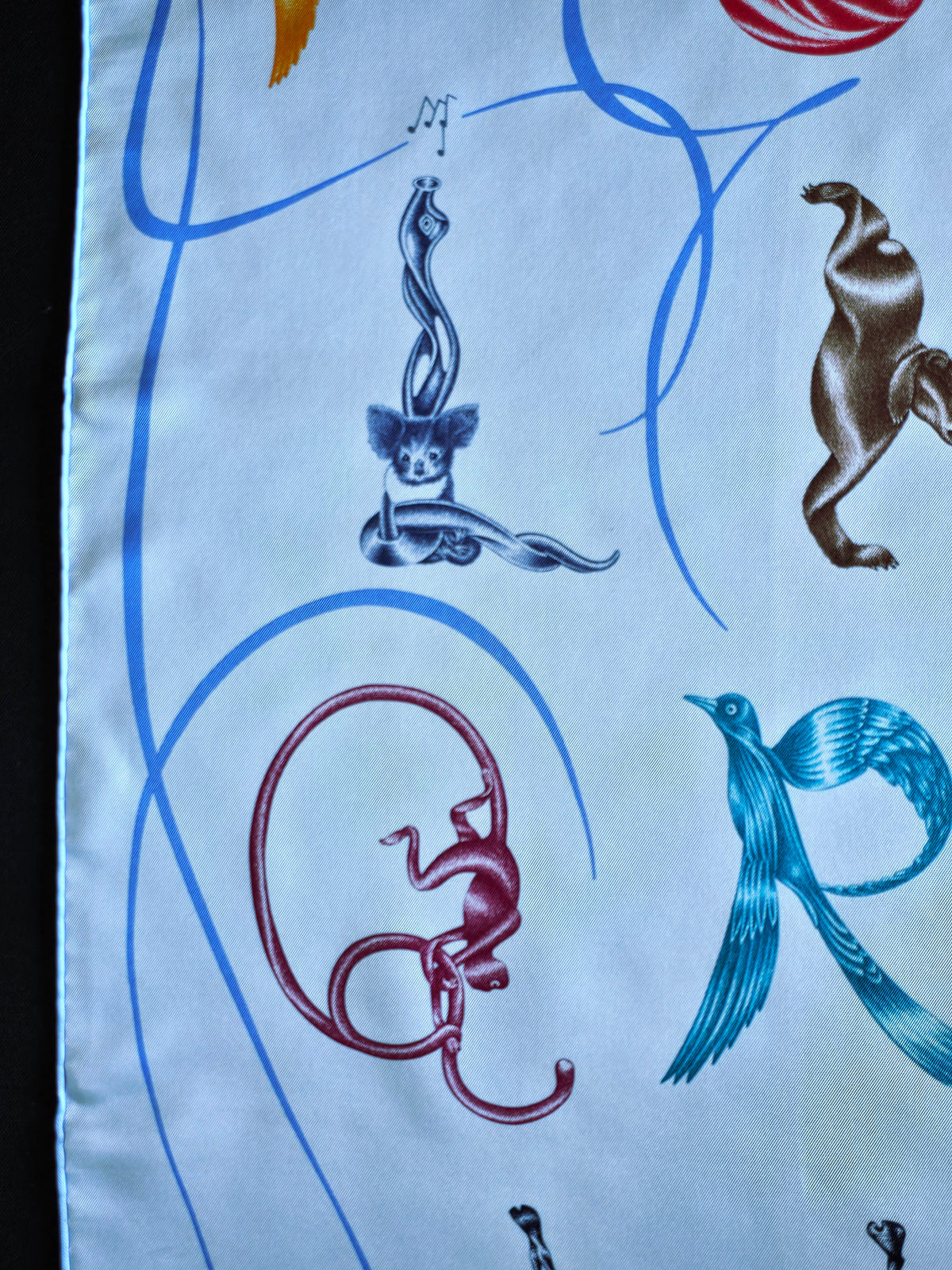 Hermès – Carré de Soie "Faune Létrée" 90×90 cm – 2014