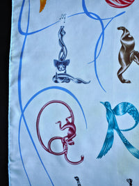 Hermès – Carré de Soie "Faune Létrée" 90×90 cm – 2014