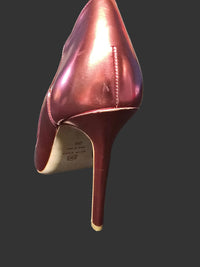 Elie Saab Escarpins Cuir Rose Brillant & Vinyle T39