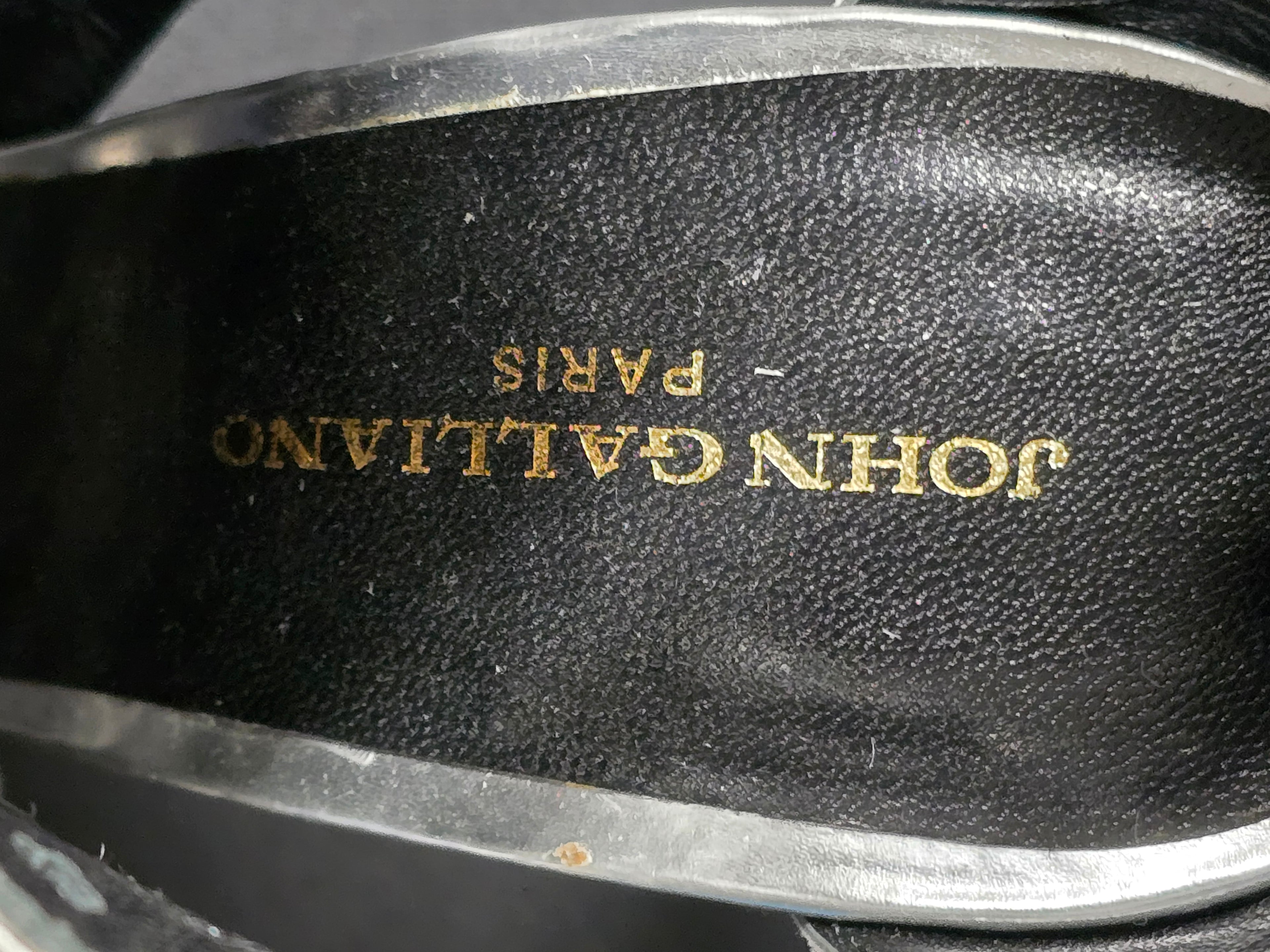 Galliano sandale argent