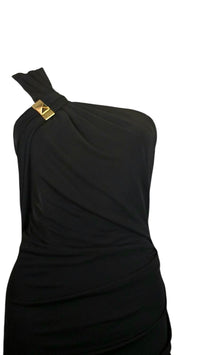 robe asymétrique Gucci noire - L.F Lusso