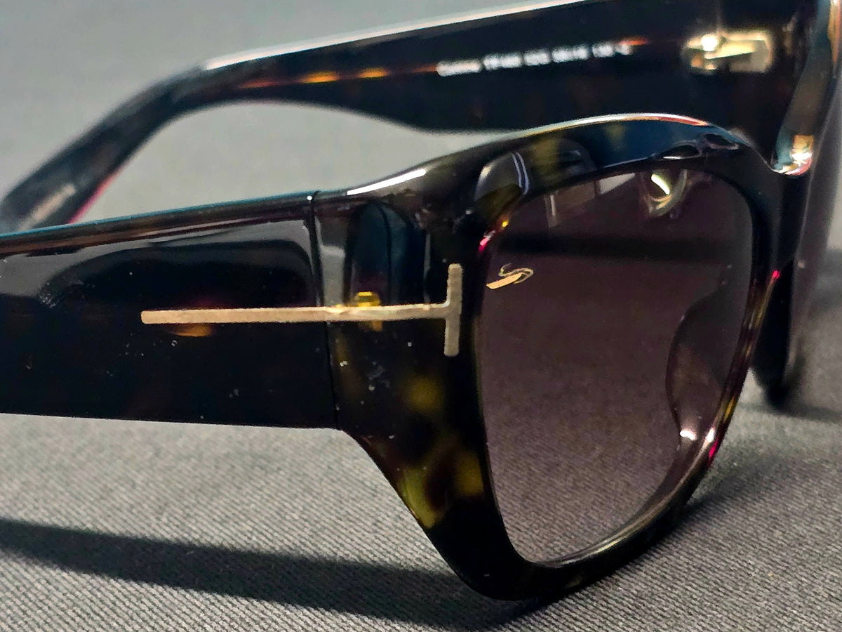 Tom Ford Lunettes de Soleil Marron Foncé Verres Fumés – Neuves
