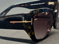 Tom Ford Lunettes de Soleil Marron Foncé Verres Fumés – Neuves