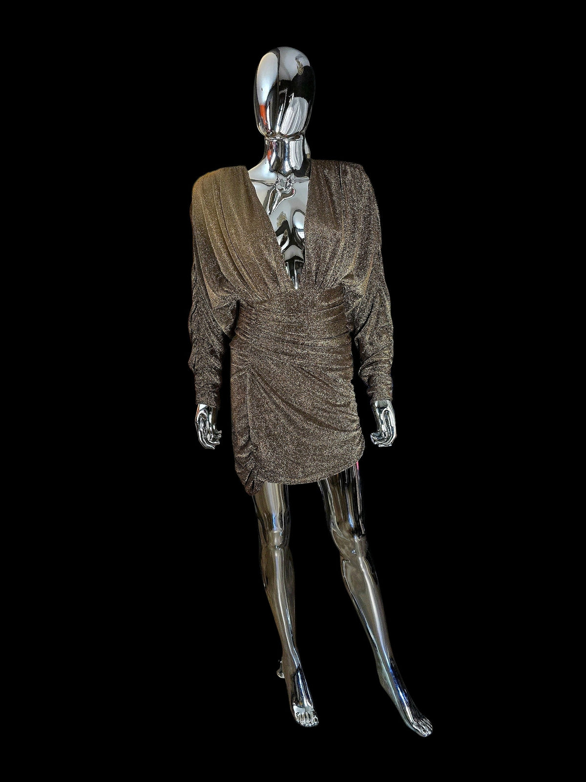 Alexandre Vauthier robe de soirée dorée - L.F Lusso