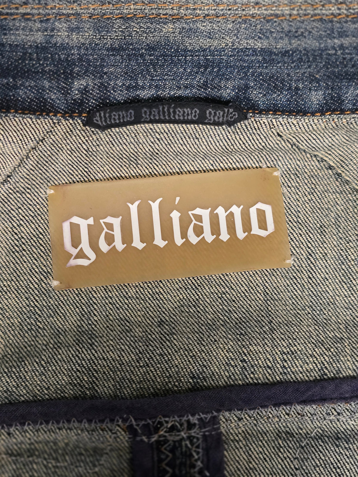 veste en jean Galliano - L.F Lusso