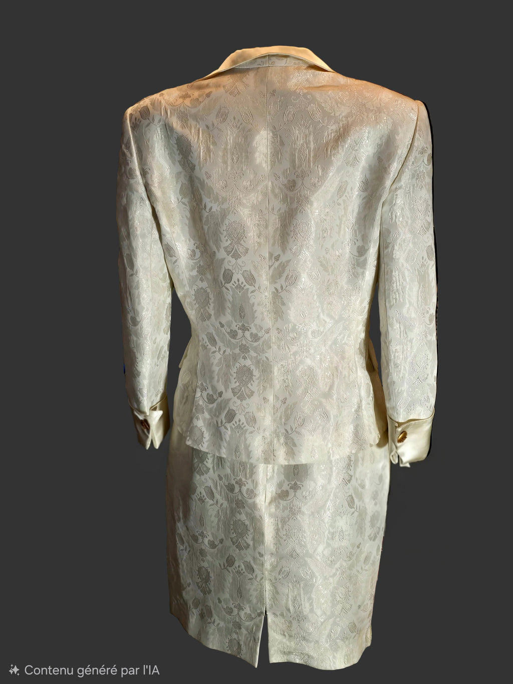 Azzaro beige suit size 40