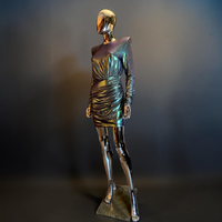 Alexandre Vauthier robe courte verte métallisée - L.F Lusso