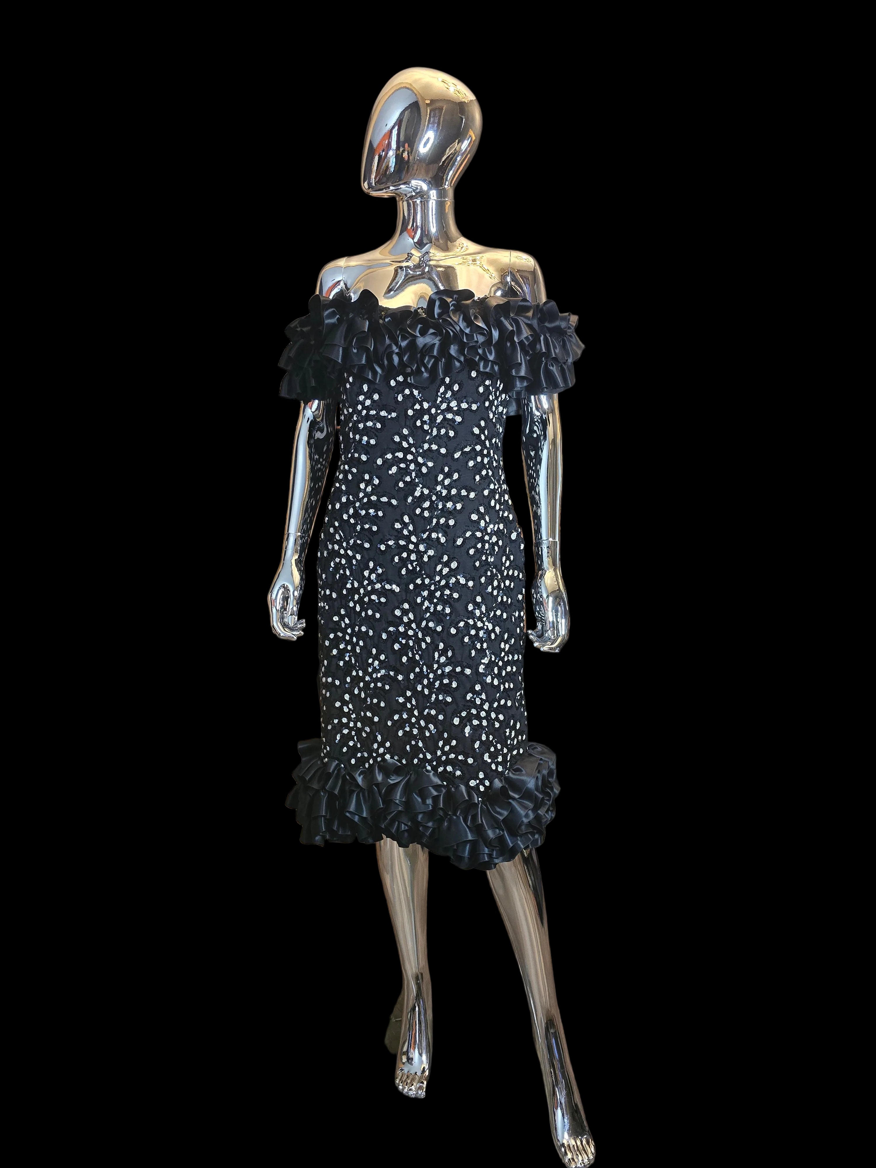 Loris Azzaro — Robe Haute Couture Vintage Andalouse T40-42