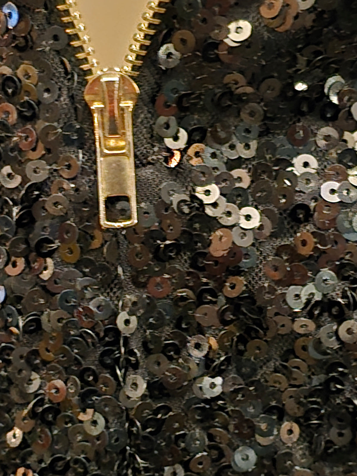 Dolce & Gabbana Robe de Soirée Sequins Noirs T38