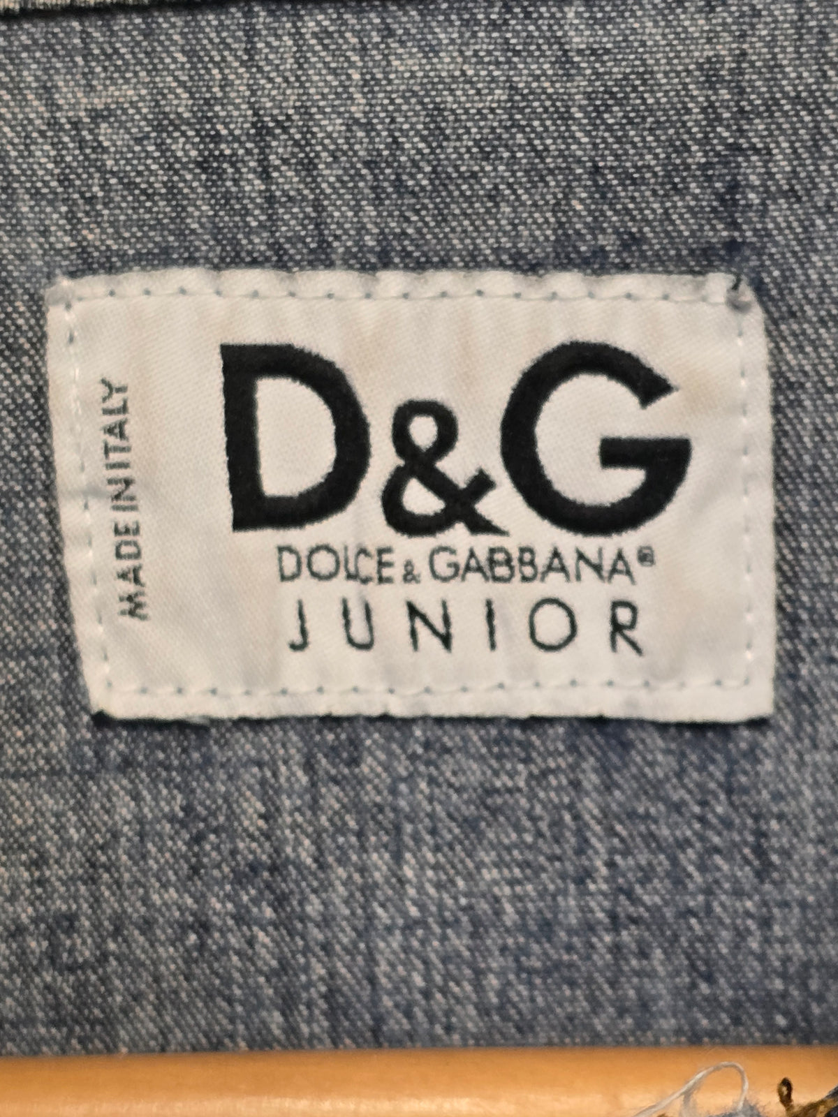 Dolce & Gabbana Junior Lightweight Denim Jacket Size 36