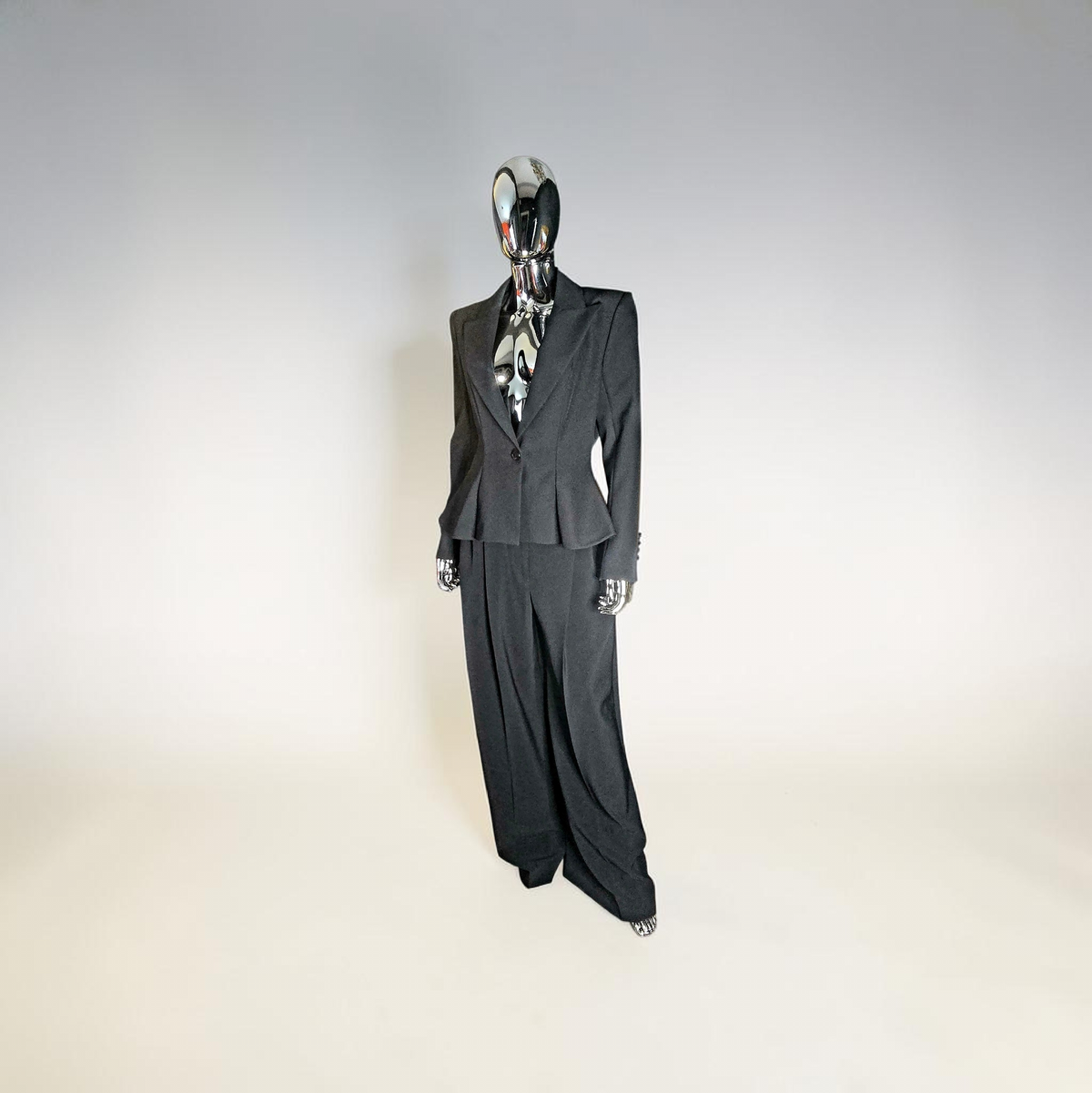 Alexandre Vauthier tailleur noir veste cintrée neuf - L.F Lusso