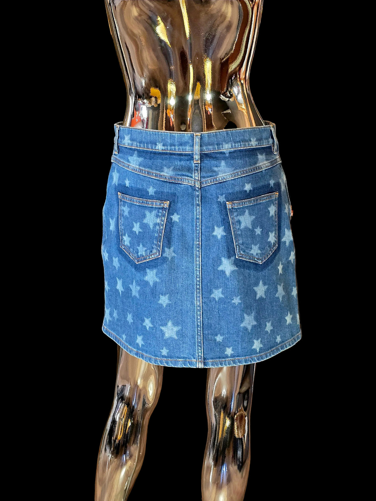 Jupe denim étoilée Valentino - L.F Lusso