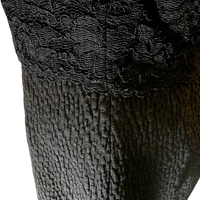 Dolce & Gabbana Black Satin Lace Dress Size 38-40 - New