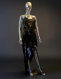 Alexandre Vauthier robe noire longue asymétrique dos nu - L.F Lusso