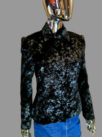 Versace veste velours noire - L.F Lusso