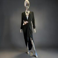 Alexandre Vauthier robe de soirée noire asymétrique neuve - L.F Lusso