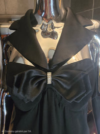 robe bijoux noire Azzaro - L.F Lusso