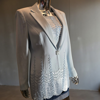 veste et top Ella Donna bleu et strass - L.F Lusso