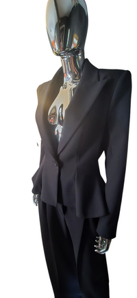 Alexandre Vauthier tailleur noir veste cintrée T40 neuf - L.F Lusso