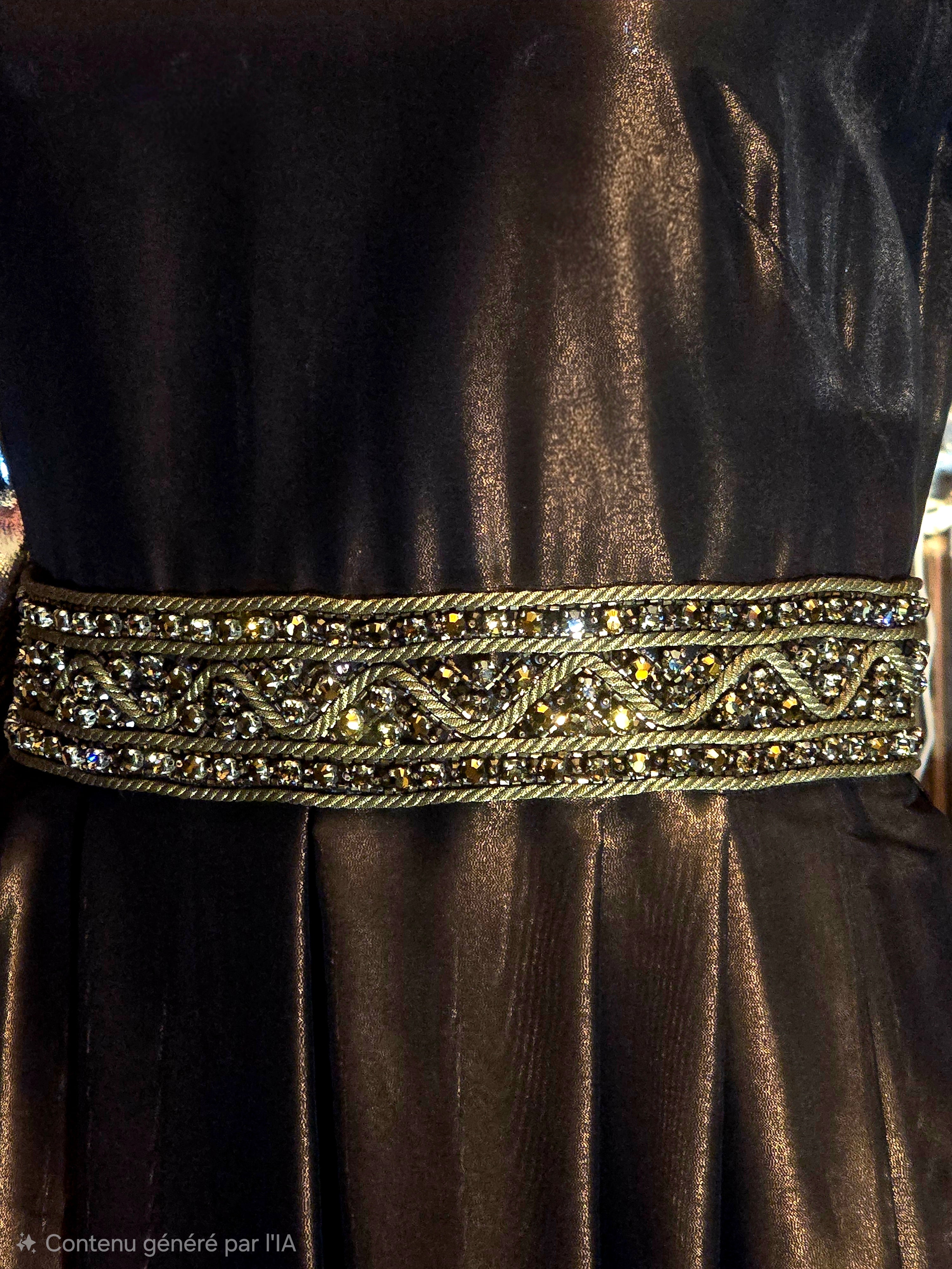 Azzaro robe de soirée en soie T40