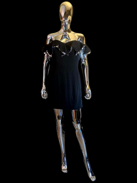Alexandre Vauthier robe courte noire - L.F Lusso