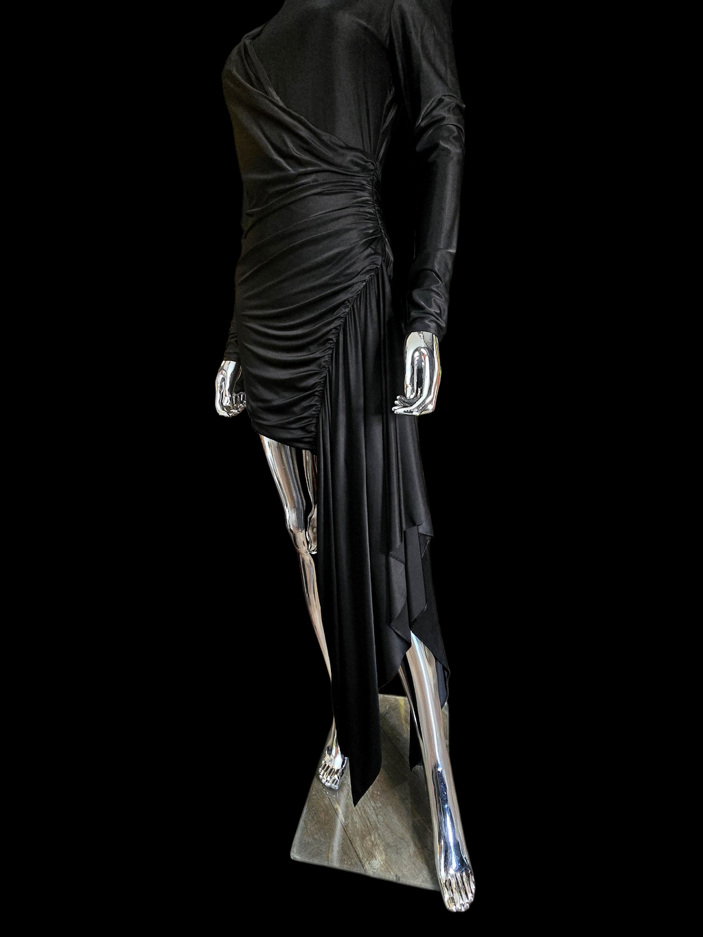 Alexandre Vauthier robe de cocktail noire T38 neuve - L.F Lusso