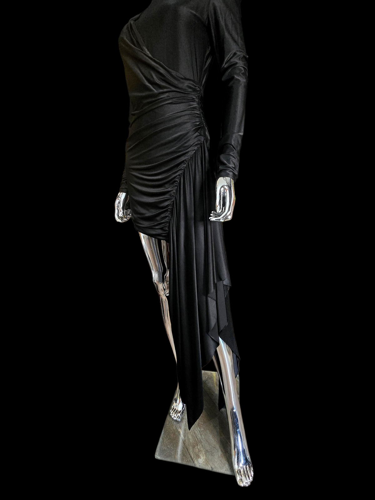Alexandre Vauthier robe de cocktail noire T38 neuve - L.F Lusso