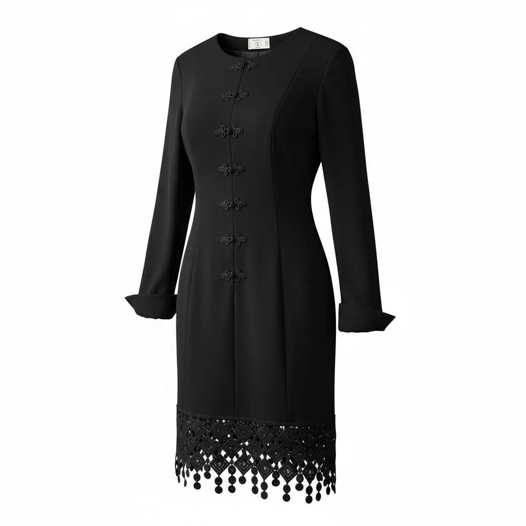 Valentino robe kimono noire