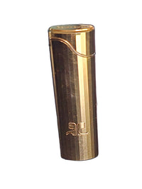 Courrèges Briquet Doré à Facettes Années 80