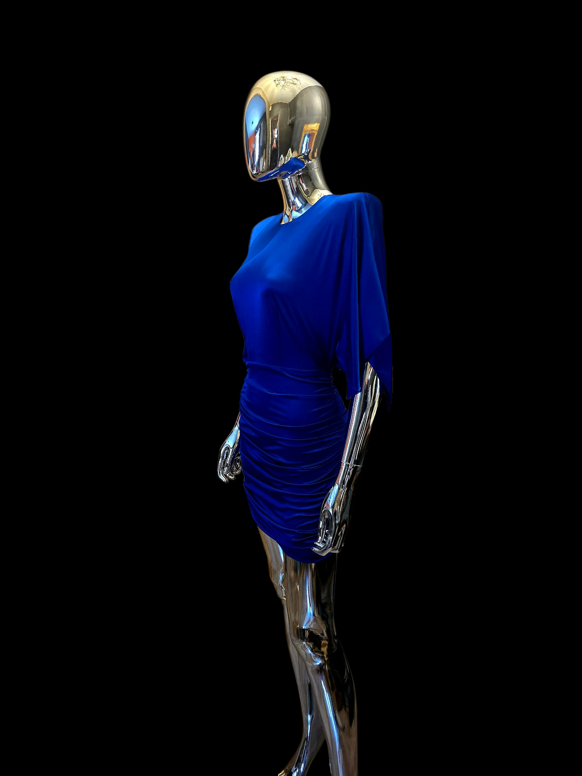 robe courte bleu électrique Vauthier - L.F Lusso