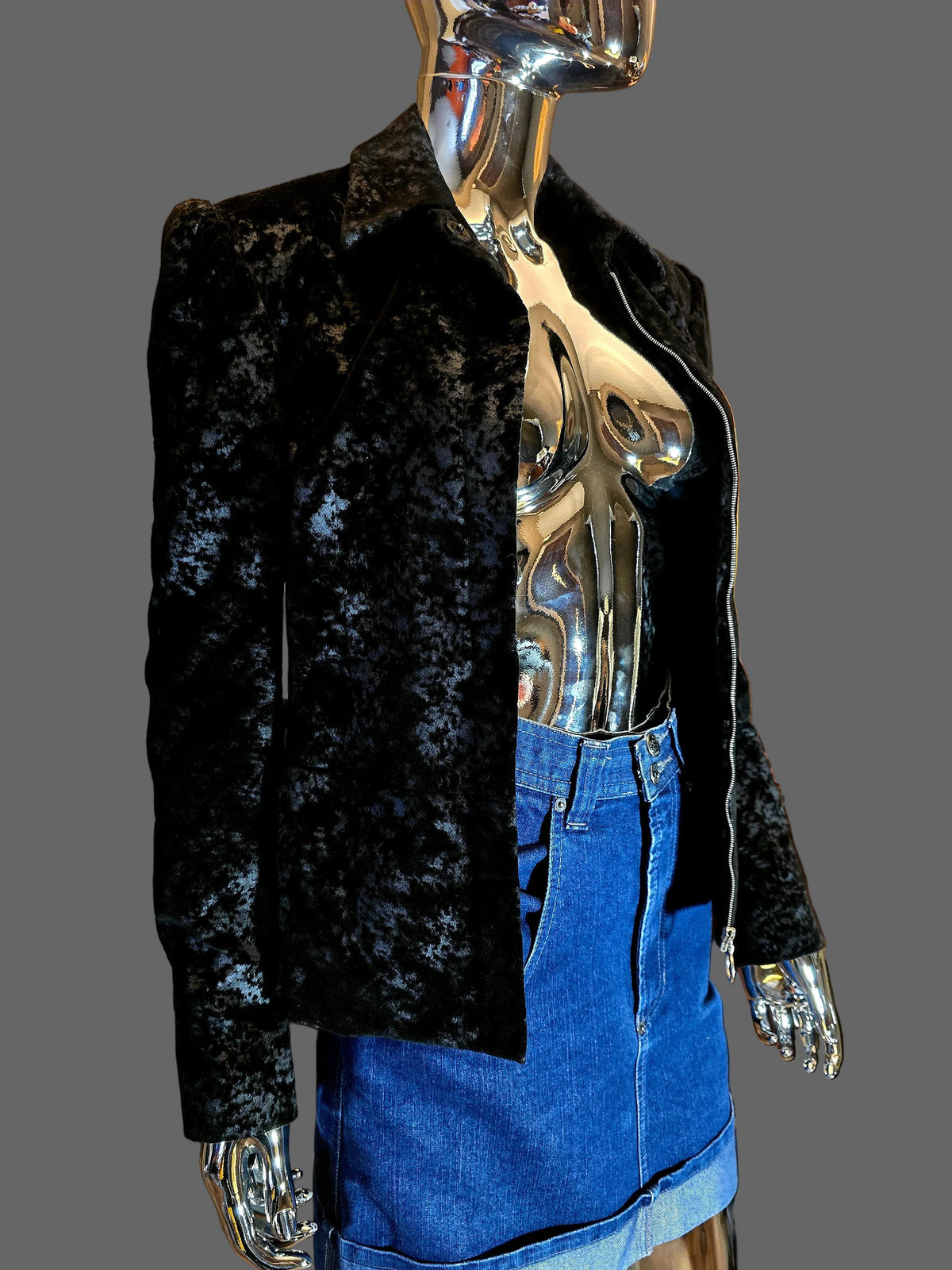 Veste noire Versus - L.F Lusso