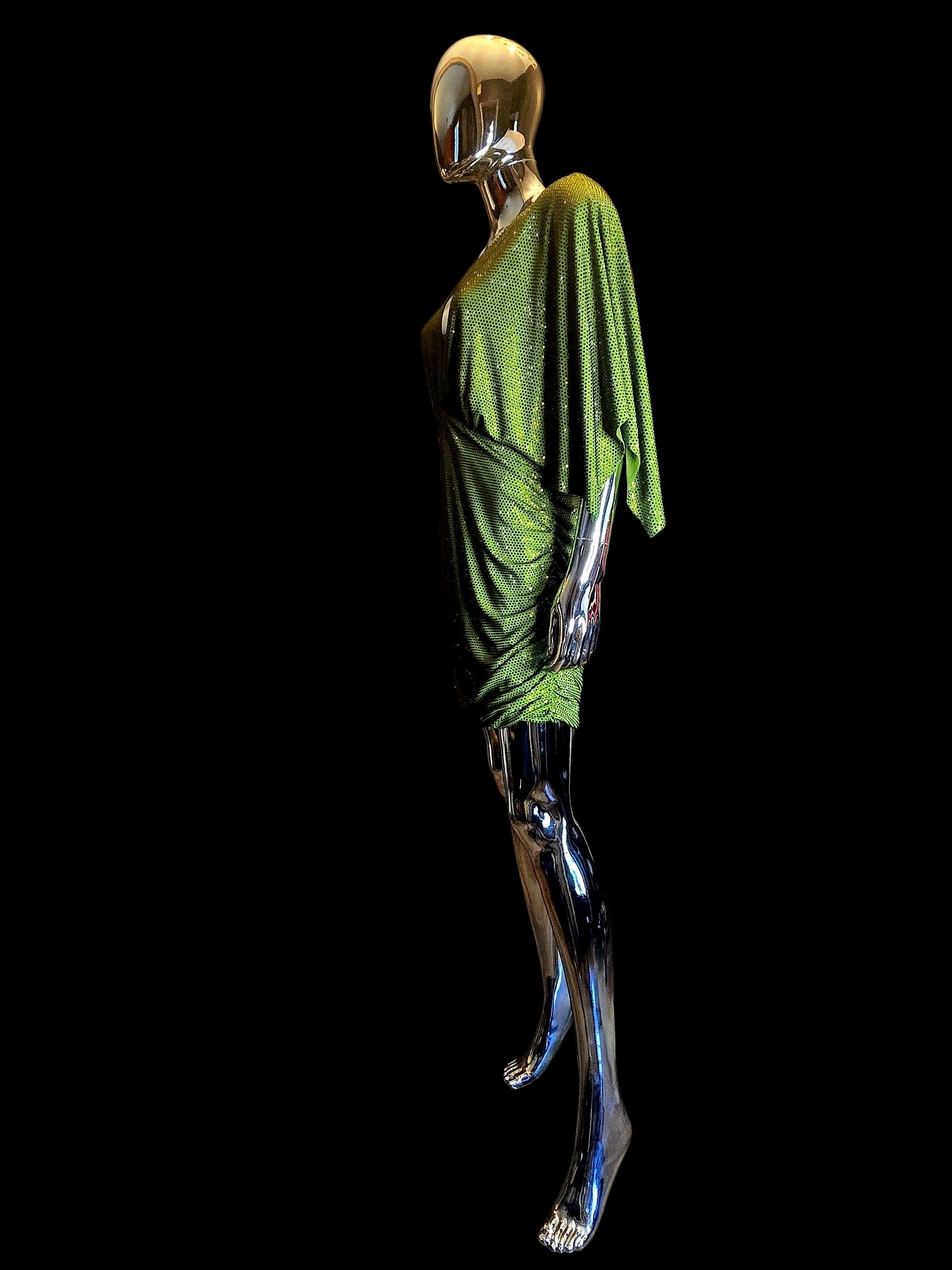 robe courte de soirée verte Alexandre Vauthier - L.F Lusso