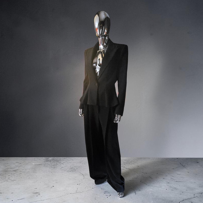 Alexandre Vauthier tailleur noir veste cintrée neuf - L.F Lusso