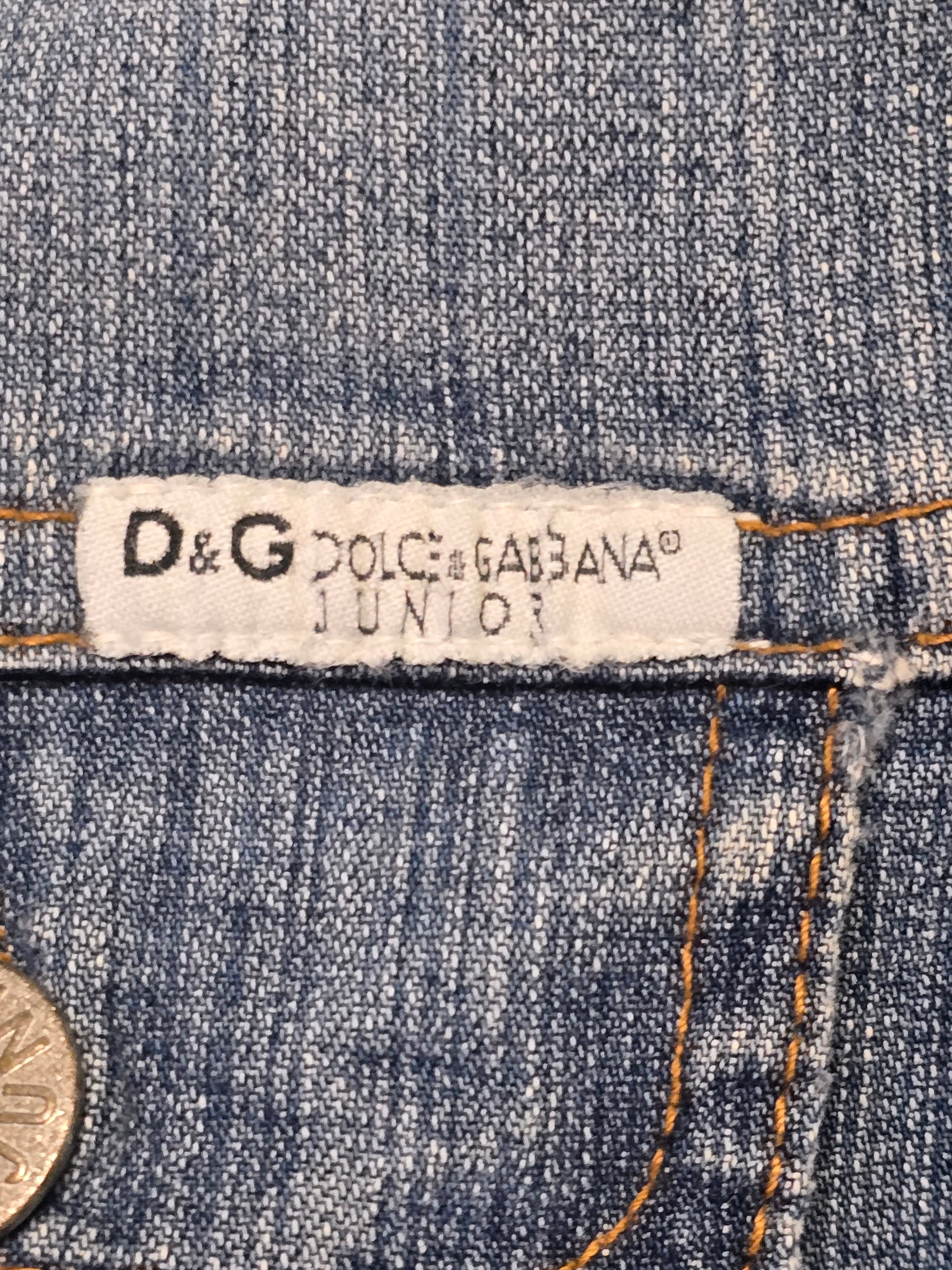 Dolce & Gabanna junior veste denin