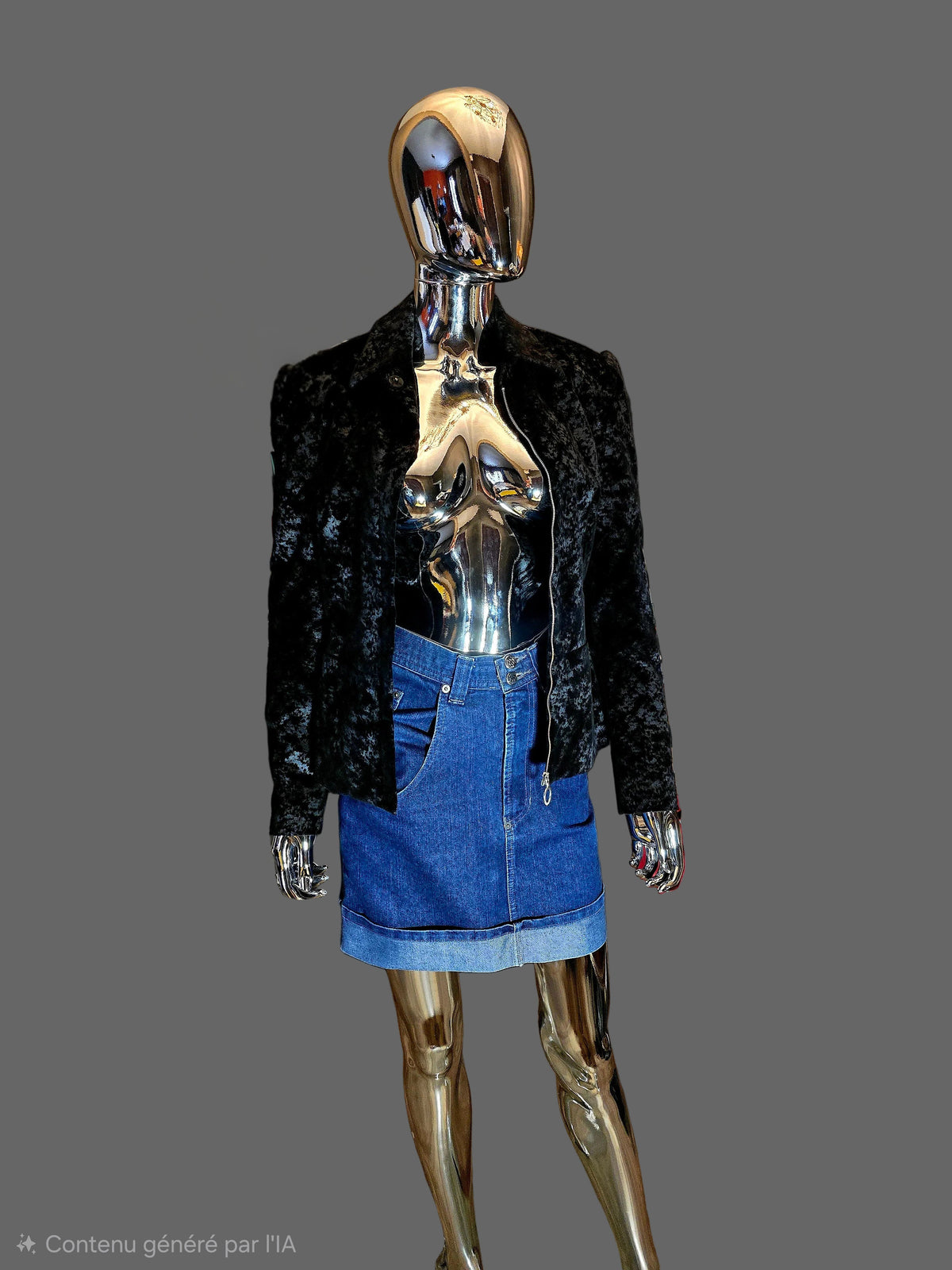 Veste noire Versus Versace - L.F Lusso