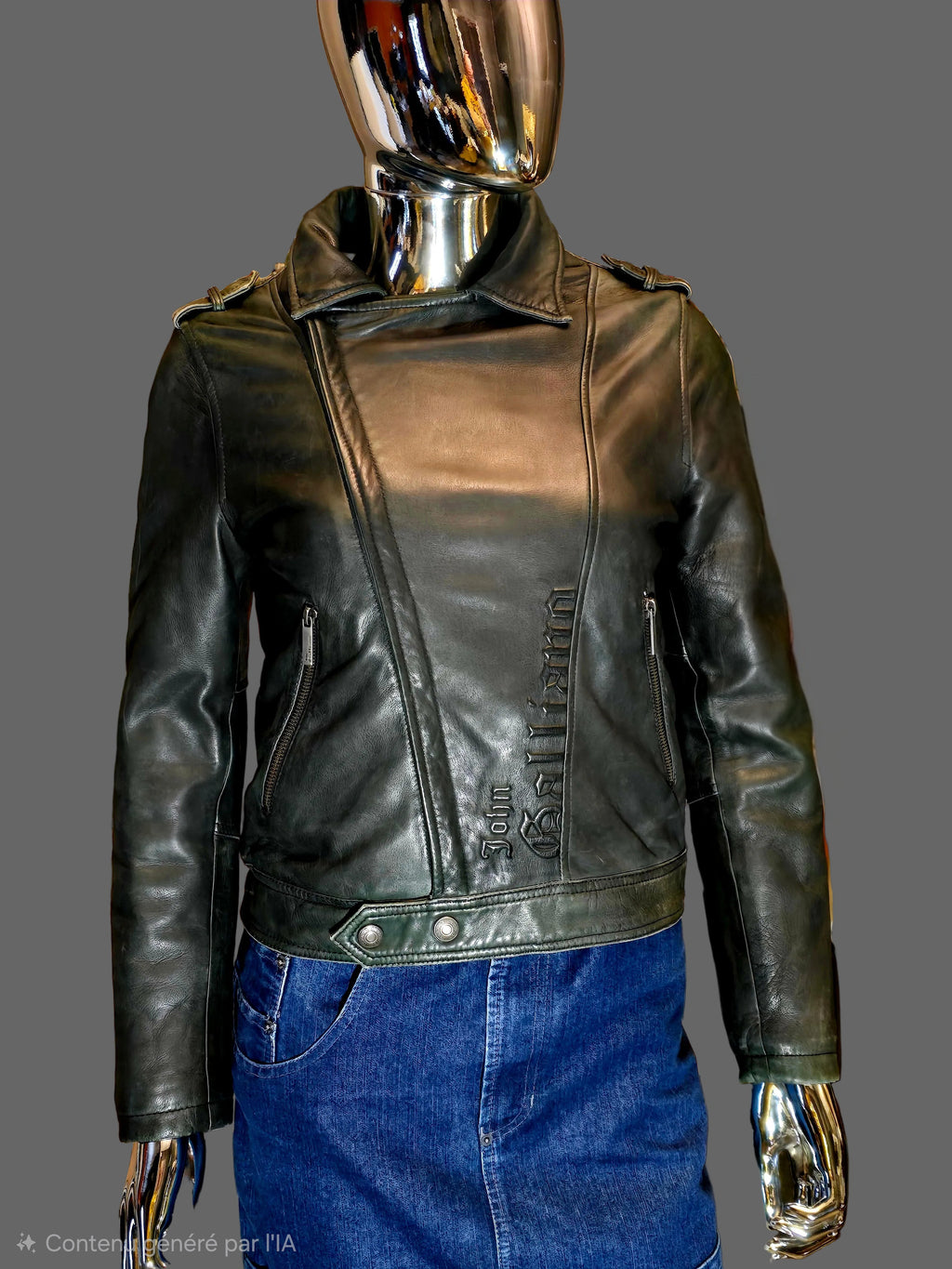 John Galliano blouson motard - L.F Lusso
